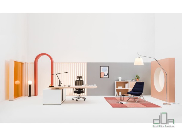 Birou managerial GRAVITY reglabil pe inaltime #AboutOfficeFurniture