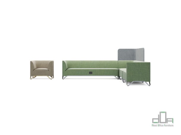 Canapea si fotoliu SOFT BOX #AboutOfficeFurniture