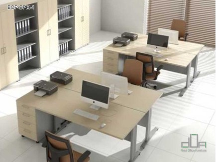 Birou operational Corado, picioare metalice #AboutOfficeFurniture