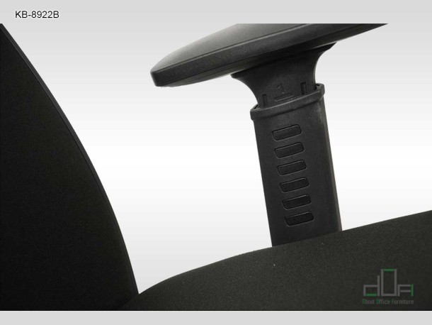 Scaun rotativ de birou, pivotant KB-8922B Negru detalii constructive #AboutOfficeFurniture