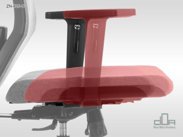 Scaun de birou rotativ, ergonomic, pivotant ZN-805-C Detalii reglaje #AboutOfficeFurniture