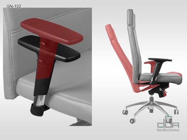 Scaun de birou rotativ, ergonomic, pivotant GN-102 Reglaje #AboutOfficeFurniture