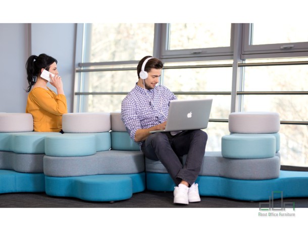 Pouf modular TAPA #AboutOfficeFurniture