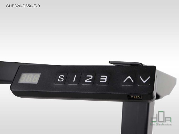 Cadru metalic birou reglabil pe înălțime electric, 2 motoare Detalii constructive #AboutOfficeFurniture