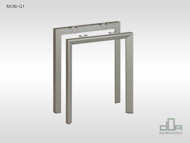 Birou operational MOBI-Q1 picioare metalice blat din PAL 1200x600mm #AboutOfficeFurniture