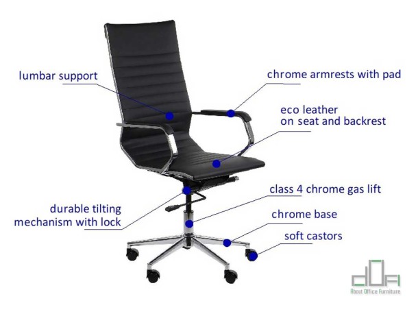 Scaun meeting SLIM #AboutOfficeFurniture
