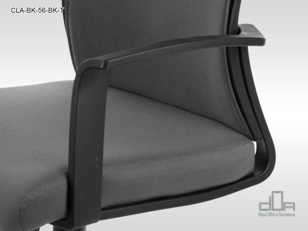 Scaun de birou rotativ, ergonomic, pivotant CLAYTON CLA-BK-56-BK-T #AboutOfficeFurniture