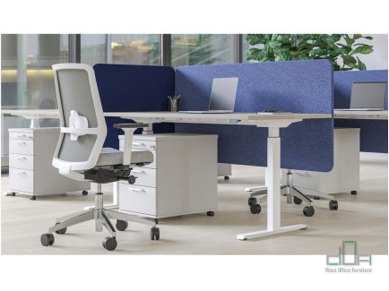 Birou operational reglabil pe inaltime B-ACTIVE #AboutOfficeFurniture