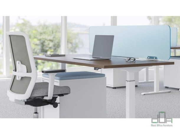 Birou operational reglabil pe inaltime B-ACTIVE #AboutOfficeFurniture