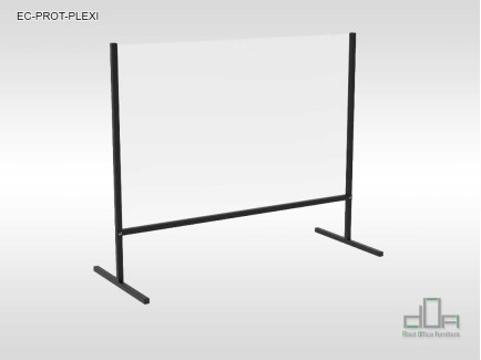 Ecran protectie plexiglass anti COVID-19 pentru birouri, receptii #AboutOfficeFurniture