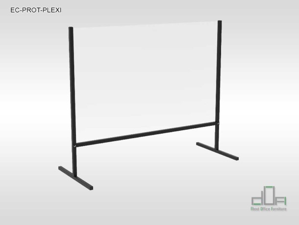 Ecran protectie plexiglass anti COVID-19 pentru birouri, receptii #AboutOfficeFurniture