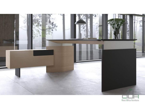 Birou managerial reglabil pe inaltime MOVE and LEAD #AboutOfficeFurniture