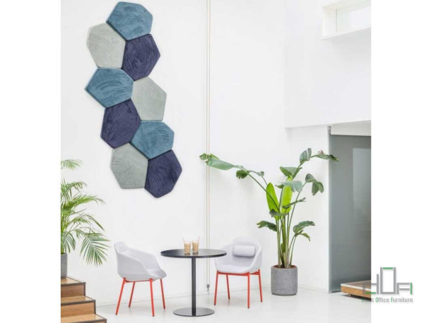 Panouri decorative fonoabsorbante de pereți Bazalto #AboutOfficeFurniture